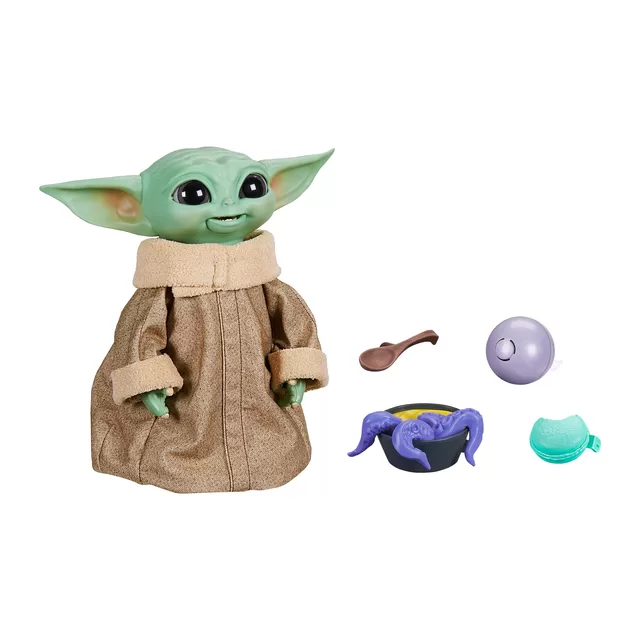 Star Wars HAS SW intercative toy Galactic Snackin&acute; Grogu 23,5 cm &ndash; nuotrauka 2