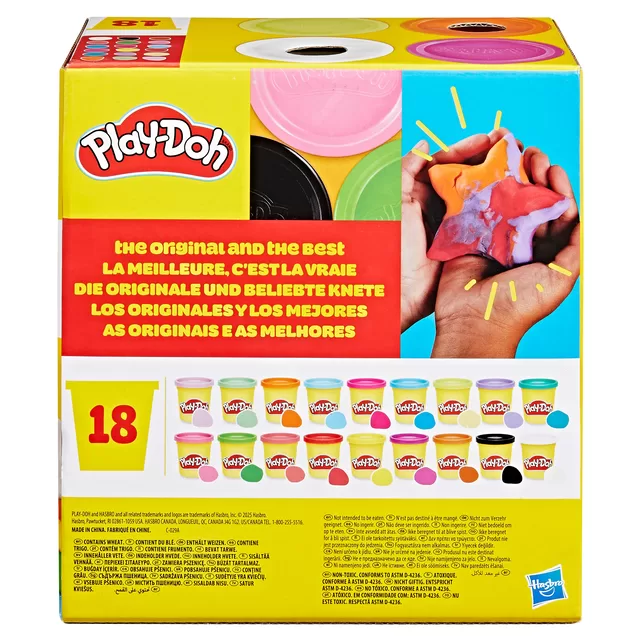 PLAY-DOH Plastilino rinkinys, 18 vnt. &ndash; nuotrauka 2