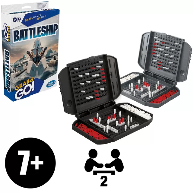 HASBRO GAMING &bdquo;Grab&Go&ldquo; kelioninis žaidimas &bdquo;Laivų mū&scaron;is&ldquo; &ndash; nuotrauka 4