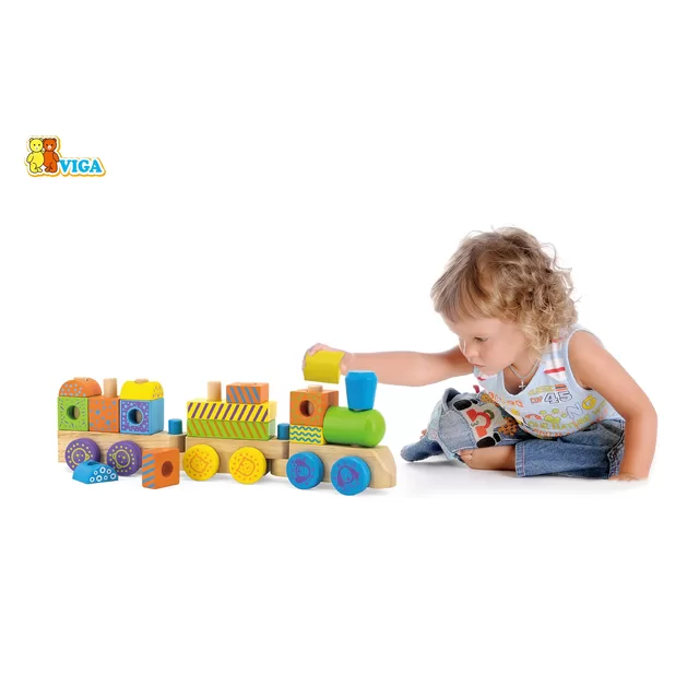 Viga Viga medinis traukinys 18M+ 50572 50572 &ndash; nuotrauka 5