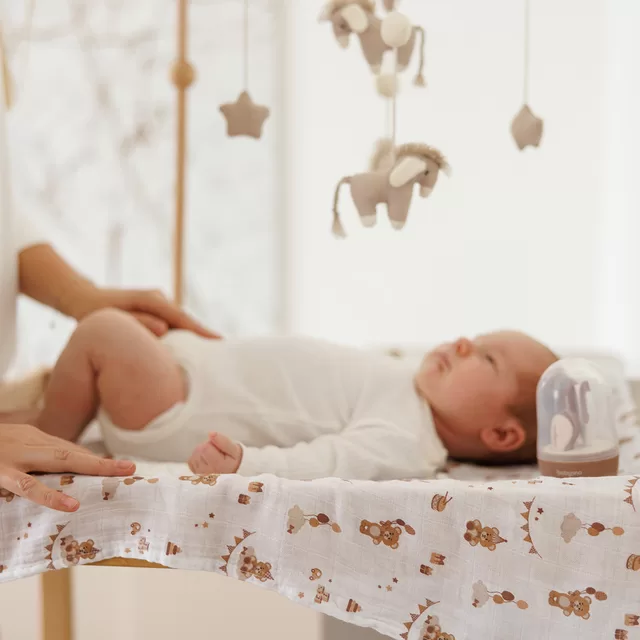 BabyOno vystyklai medvilniniai 3 vnt raudoni 348/18 348/18 &ndash; nuotrauka 5