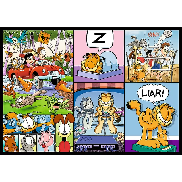 TREFL GARFIELD 4x250 det. dėlionių rinkinys &bdquo;Garfieldas&ldquo; &ndash; nuotrauka 3