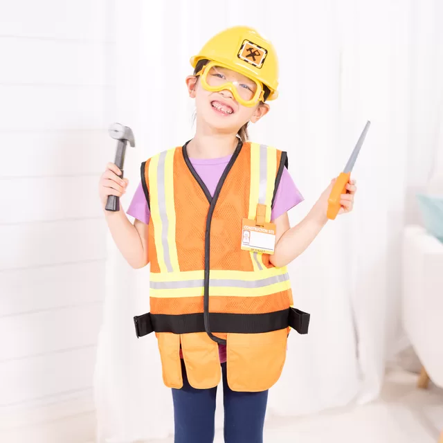 MELISSA & DOUG role play Construction Worker Costume Set &ndash; nuotrauka 4