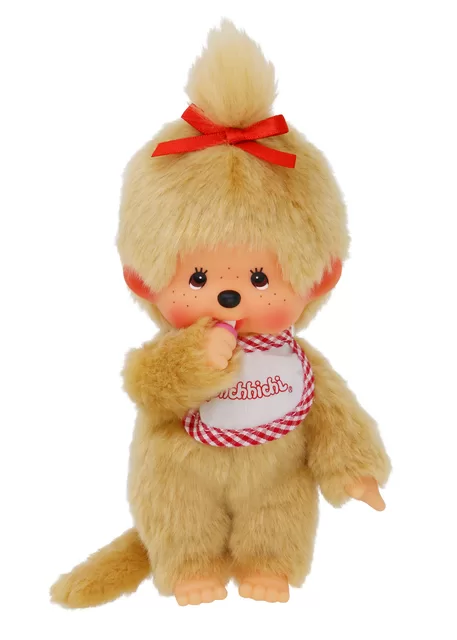 MONCHHICHI Pliu&scaron;inė beždžionėlė, &scaron;viesiai ruda, 20 cm &ndash; nuotrauka 3