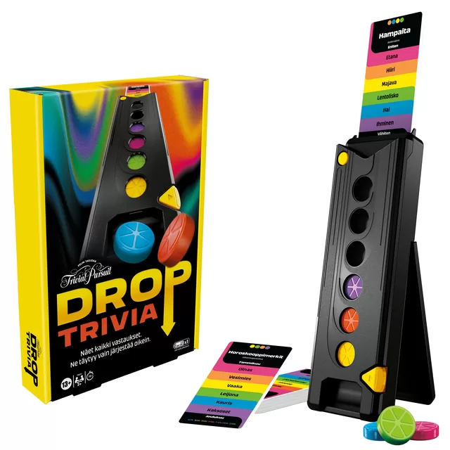 HASBRO GAMING Trivial Pursuit Drop Trivia Game FIN &ndash; nuotrauka 4
