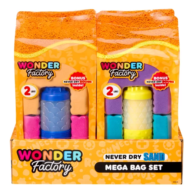 WONDER FACTORY NEVER DRY Kinetinio smėlio ir modelino rinkinys &bdquo;Mega Bag&ldquo; &ndash; nuotrauka 9