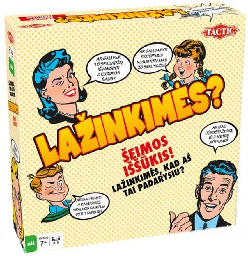 TACTIC Žaidimas &bdquo;Lažinkimės?&ldquo; (Lietuvių kalba) &ndash; nuotrauka 2