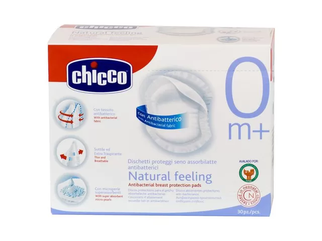 Chicco Antibakteriniai krūtų įklotai, 30vnt. &ndash; nuotrauka 4