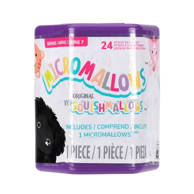 SQUISHMALLOWS Paslaptingas pliu&scaron;inis gyvūnėlis &bdquo;Micromallows&ldquo;, 6 cm &ndash; nuotrauka 6