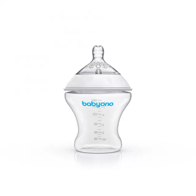 BabyOno dieglių nesukeliantis buteliukas 180 ml NATURAL NURSING, 1450 &ndash; nuotrauka 2
