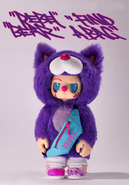 REBEL BEAR Spalvinga beždžionėlė, 18 cm &ndash; nuotrauka 12