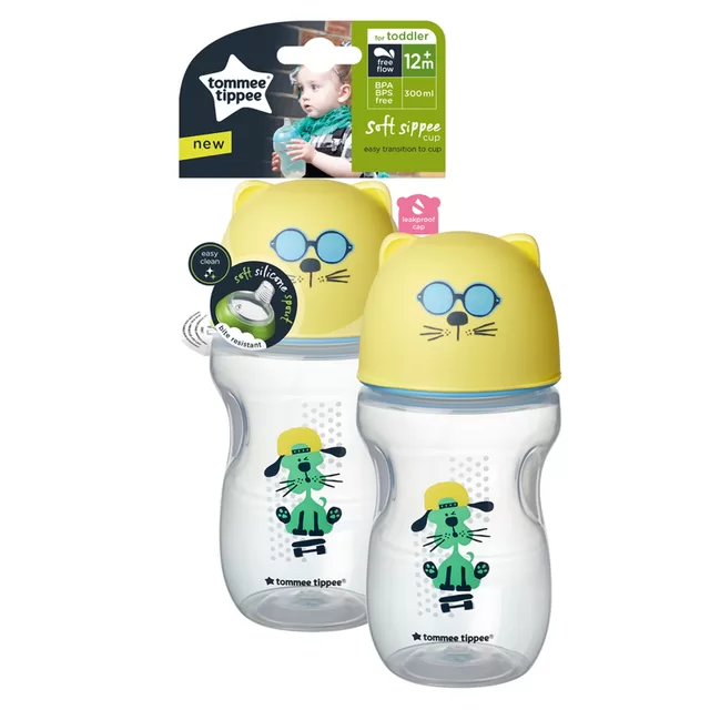 Tommee Tippee gertuvė nuo 12 mėn. Soft Sippee Transition Cup 300ml &ndash; nuotrauka 3