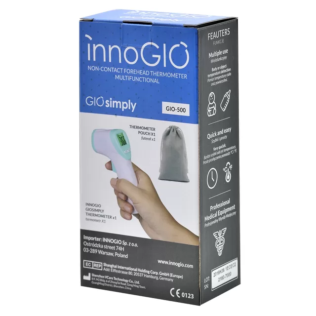 InnoGiO termometras bekontaktis GIOsimply GIO-500 &ndash; nuotrauka 5