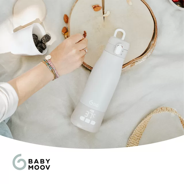 Babymoov &scaron;ildytuvas kelioninis Moov & Feed kreminis A002103 &ndash; nuotrauka 8
