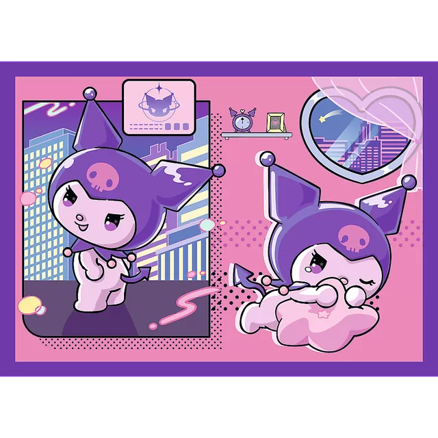 TREFL HELLO KITTY 4 dėlionių rinkinys &bdquo;Kuromi&ldquo; &ndash; nuotrauka 3