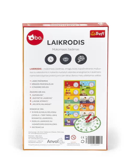bo. Mokomasis žaidimas &bdquo;Laikrodis&ldquo;, lietuvių k. &ndash; nuotrauka 2
