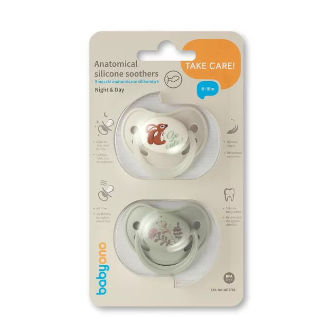 Babyono čiulptukas silikoninis anatominis 6-18m 1670/02 &ndash; nuotrauka 8