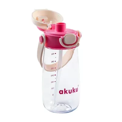 Akuku vaiki&scaron;ka gertuvė su &scaron;iaudeliu 480 ml. Pink, A0725 &ndash; nuotrauka 2