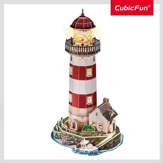 CUBIC FUN CUBICFUN 3D dėlionė su LED &bdquo;&Scaron;vyturys&ldquo; &ndash; nuotrauka 2