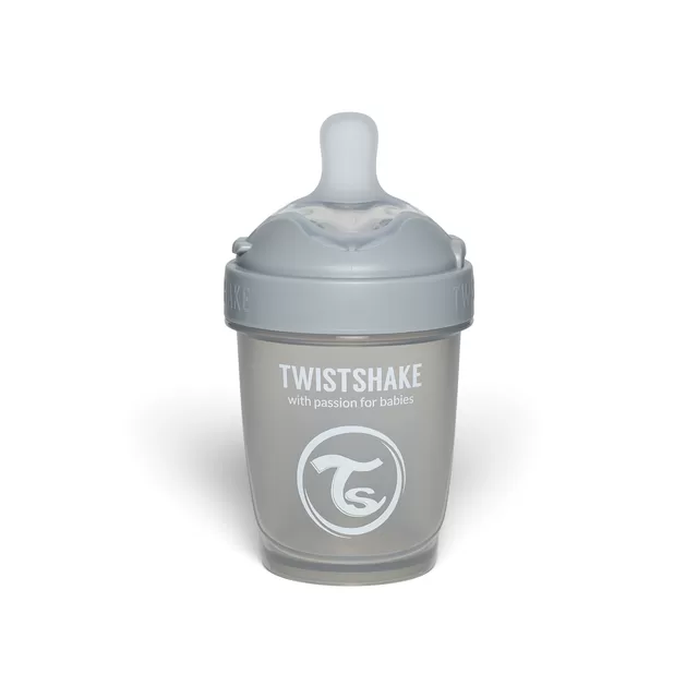 Twistshake buteliukas antikolikinis Pro Double 180ml pilkas 79010 &ndash; nuotrauka 2