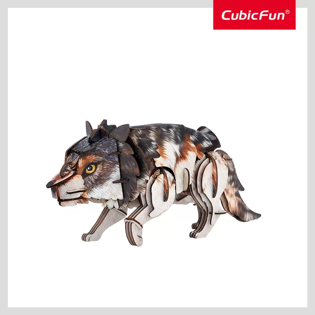 CUBIC FUN CUBICFUN NG 3D dėlionė &bdquo;Pilkasis vilkas&ldquo; &ndash; nuotrauka 2