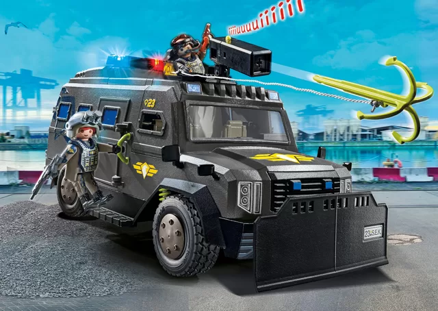 PLAYMOBIL CITY ACTION Specialiųjų pajėgų visureigis 71144 &ndash; nuotrauka 2