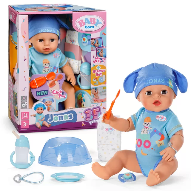 BABY BORN &bdquo;Click & Play&ldquo; Lėlytė JONAS, 43 cm &ndash; nuotrauka 2