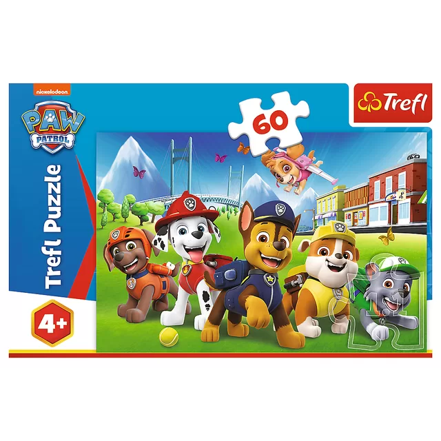 PAW PATROL TREFL Dėlionė &bdquo;&Scaron;uniukas-patrulis&ldquo; 60 det. &ndash; nuotrauka 3