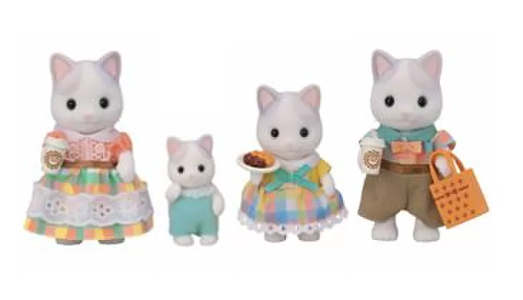 SYLVANIAN FAMILIES Latė kačiukų &scaron;eimynėlė &ndash; nuotrauka 2