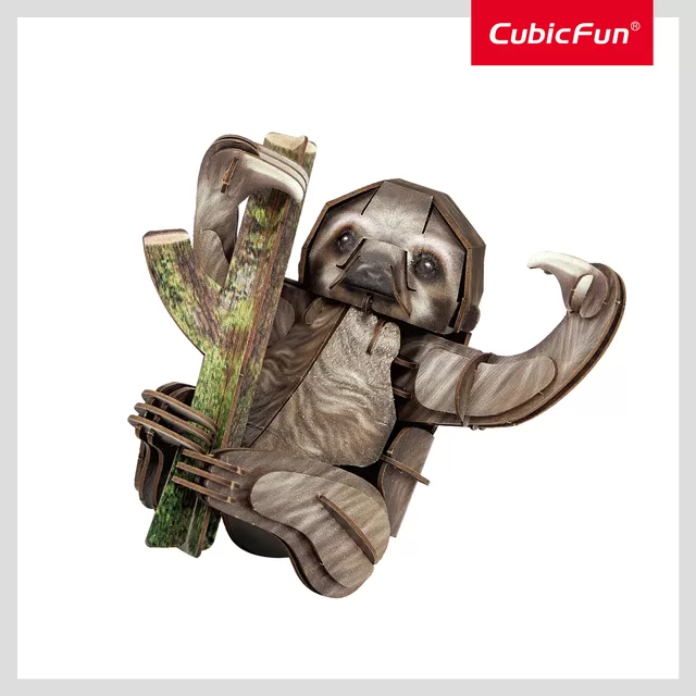 CUBIC FUN CUBICFUN NG 3D dėlionė &bdquo;Tripir&scaron;tis tinginys&ldquo; &ndash; nuotrauka 2