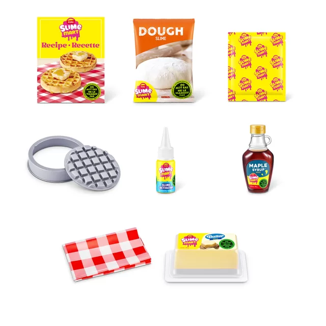 SLIME MART Kūrybinis gleivių rinkinys &bdquo;Waffles&ldquo; &ndash; nuotrauka 2