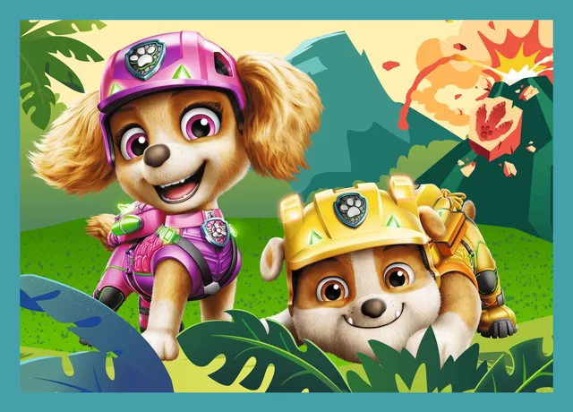 TREFL PAW PATROL 4 dėlionių rinkinys &bdquo;&Scaron;uniukas-patrulis&ldquo; &ndash; nuotrauka 2