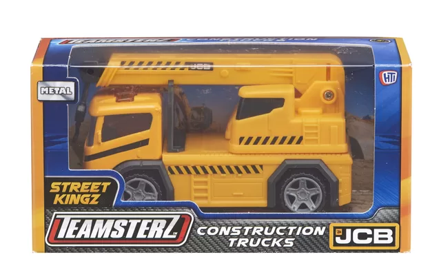TEAMSTERZ HTI JCB statybinis automobilis, 10 cm &ndash; nuotrauka 3