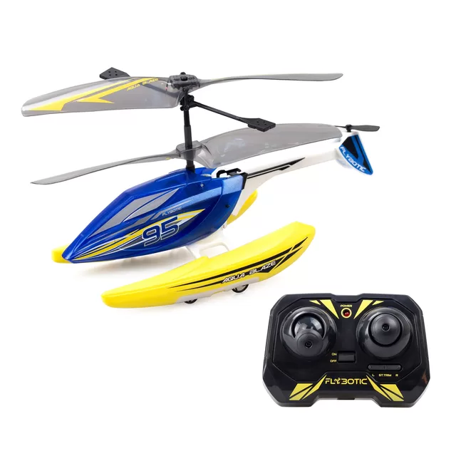 FLYBOTIC Radijo bangomis valdomas sraigtasparnis &bdquo;Aqua Blaze&ldquo;, 22 cm &ndash; nuotrauka 3