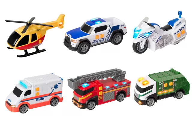 TEAMSTERZ Maža transporto priemonė su &scaron;viesomis ir garsais &ndash; nuotrauka 3