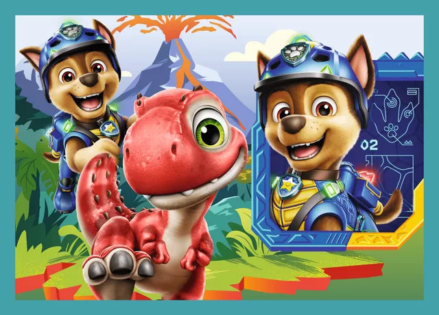 TREFL PAW PATROL 4 dėlionių rinkinys &bdquo;&Scaron;uniukas-patrulis&ldquo; &ndash; nuotrauka 3