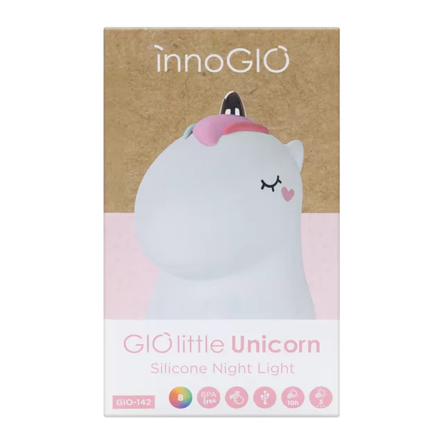 InnoGiO naktinė lempa vienragis GIO-142 &ndash; nuotrauka 3