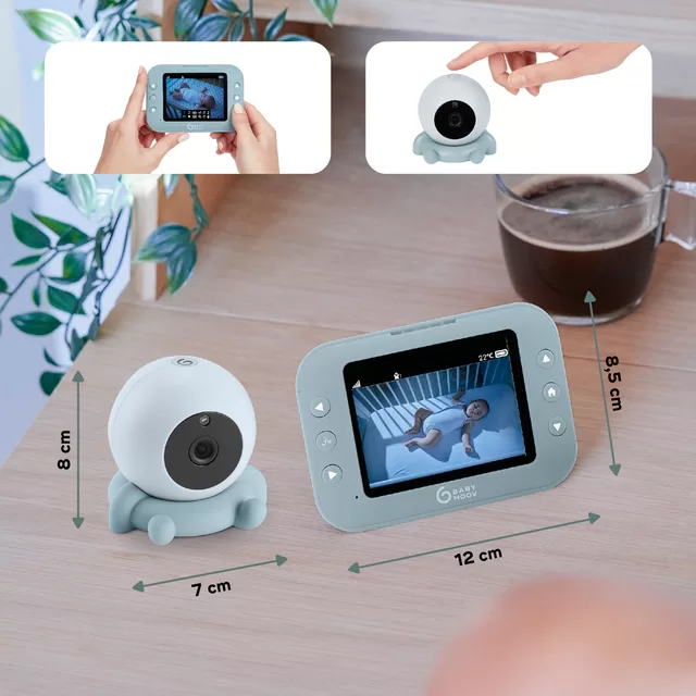 Babymoov mobili video auklė kūdikiui 3,5&rsquo;&rsquo; YOO Roll A014431 A014431 &ndash; nuotrauka 5
