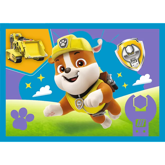 PAW PATROL TREFL 4 dėlionių rinkinys &bdquo;&Scaron;uniukas-patrulis&ldquo; &ndash; nuotrauka 3
