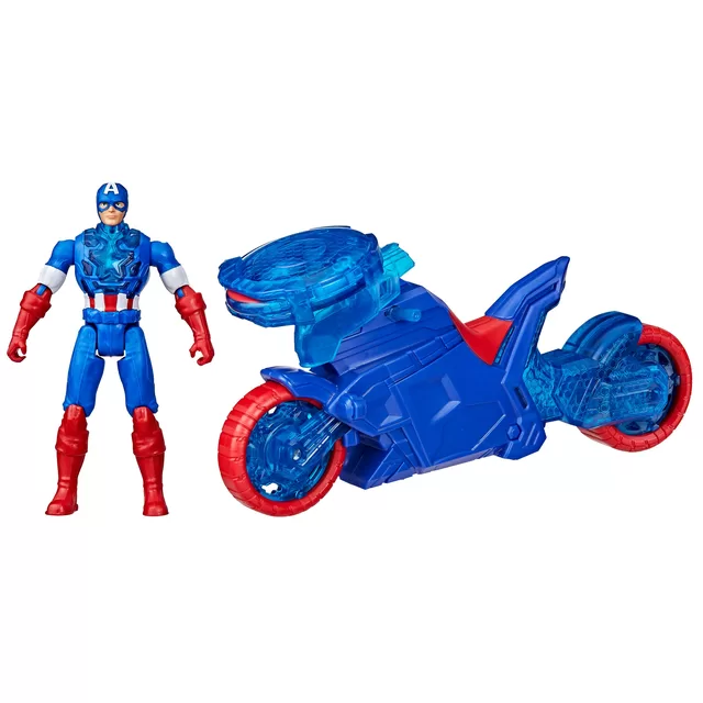 AVENGERS Kapitono Amerikos skydus &scaron;audantis motociklas, 10 cm &ndash; nuotrauka 2