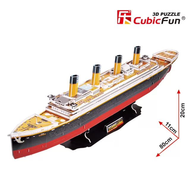 CUBIC FUN CUBICFUN 3D dėlionė (didelė) &bdquo;Titanikas&ldquo; &ndash; nuotrauka 3