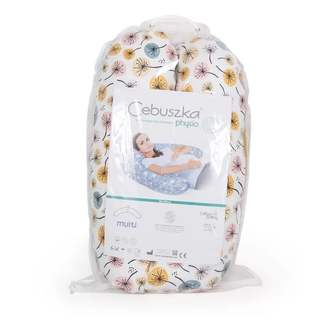 Cebababy maitinimo pagalvė PHYSIO multi, pienės, velvet &ndash; nuotrauka 5