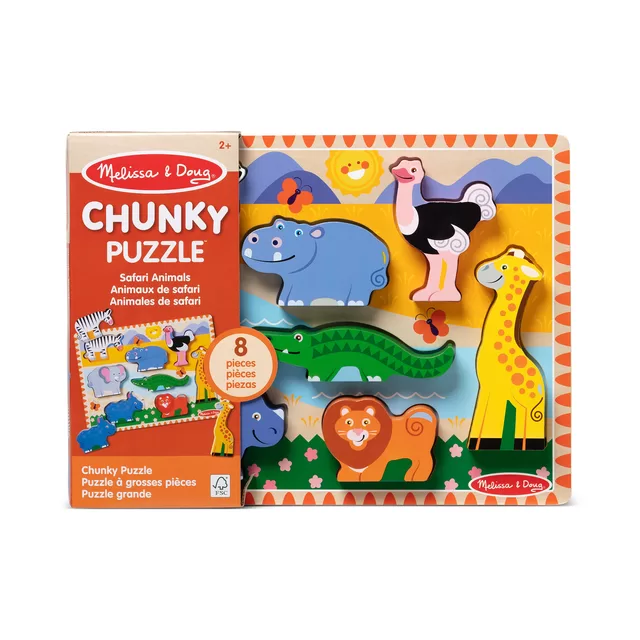 MELISSA & DOUG Dėlionė &bdquo;Safaris&ldquo; &ndash; nuotrauka 3