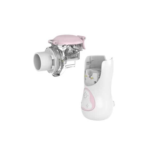 Feellife ne&scaron;iojamas vaiki&scaron;kas inhaliatorius AIR KIDS, ROSE &ndash; nuotrauka 2