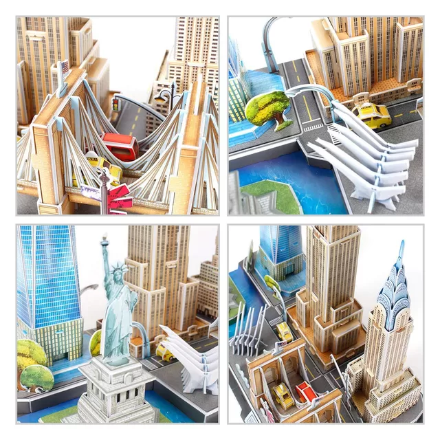 CUBIC FUN CUBICFUN 3D dėlionė &bdquo;Niujorkas&ldquo; &ndash; nuotrauka 3