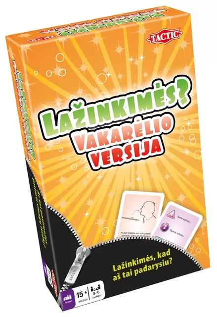 TACTIC Kelioninis žaidimas &bdquo;Lažinkimės?&ldquo; vakarėlių versija (Lietuvių kalba) &ndash; nuotrauka 4