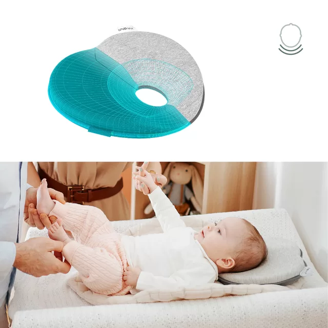 Babymoov pagalvė kūdikiui &scaron;irdelė Lovenest pilka A050229 &ndash; nuotrauka 3