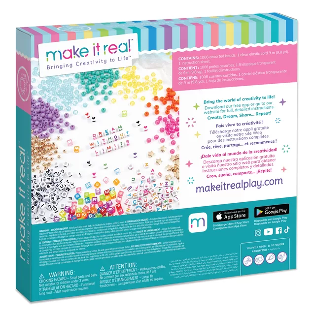 MAKE IT REAL Kūrybinis rinkinys su raidžių karoliukais &bdquo;Say Yes!&ldquo; &ndash; nuotrauka 2