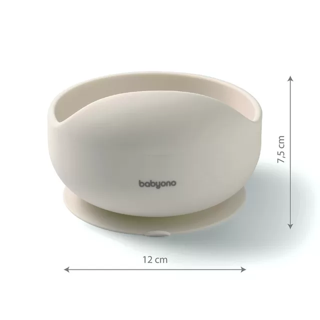BabyOno lėk&scaron;tutė silikoninė neslystanti kreminė 1481/04 &ndash; nuotrauka 7