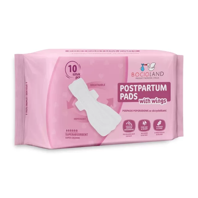 Bocioland įklotai po gimdymo 10 vnt. BL155 &ndash; nuotrauka 6